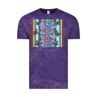 Cloud Purple groovy with flowers and Butterflies Vintage Tee - Artiststas