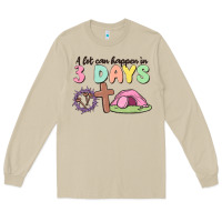 Mushroom a lot can happen in 3 days Long Sleeve Tee - MaliasSmallBusiness