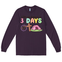 Plum a lot can happen in 3 days Long Sleeve Tee - MaliasSmallBusiness