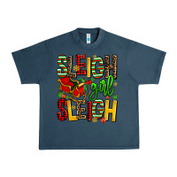 Midnight Navy sleigh girl sleigh Urban Heavy Tee - AdoDesignShop