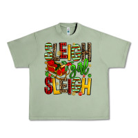 Oil Green sleigh girl sleigh Urban Heavy Tee - AdoDesignShop