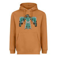 Meerkat Cowhide Aztec Thunderbird Heavyweight Hoodie - Bettercallsaul