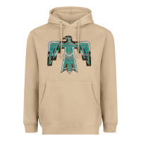 Mushroom Cowhide Aztec Thunderbird Heavyweight Hoodie - Bettercallsaul
