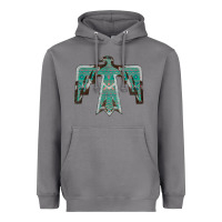 Storm Cowhide Aztec Thunderbird Heavyweight Hoodie - Bettercallsaul