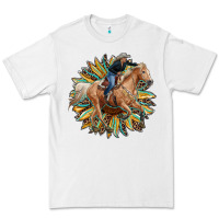 White sunflower rodeo Premium Tee - RanaPortraitStore