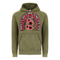 Vintage Olive valentines sunflower rainbow Vintage Hoodie - JahusDesignShop