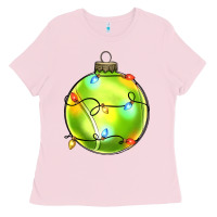 Bubblegum Pink christmas  tennis Ladies Tee - Zillion Design Studio