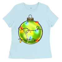 Baby Blue christmas  tennis Ladies Tee - Zillion Design Studio
