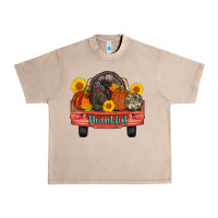 French Oak thankful turkey truck Urban Heavy Tee - AdoDesignShop