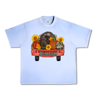 Grape Ice thankful turkey truck Urban Heavy Tee - AdoDesignShop