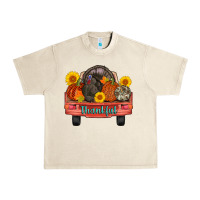 Sandshell thankful turkey truck Urban Heavy Tee - AdoDesignShop