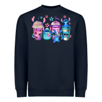 Navy stitch coffee Heavyweight Sweatshirt - Jasminsmagicworld