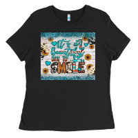 Black it’s a beautiful day to smile Ladies Tee - JahusDesignShop