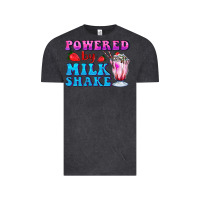 Vintage Black powered by milkshake Vintage Tee - AdoDesignShop
