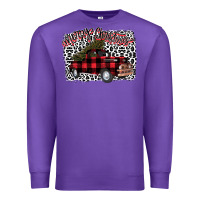 Purple merryy christmas truck Premium Sweatshirt - Bettercallsaul