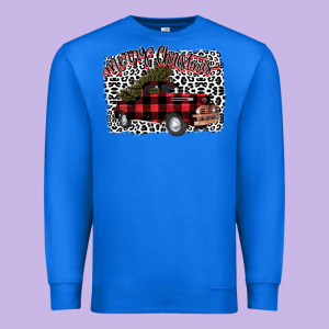 Merryy Christmas Truck Premium Sweatshirt Designed By Bettercallsaul