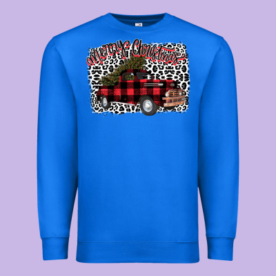 Merryy Christmas Truck Premium Sweatshirt Designed By Bettercallsaul