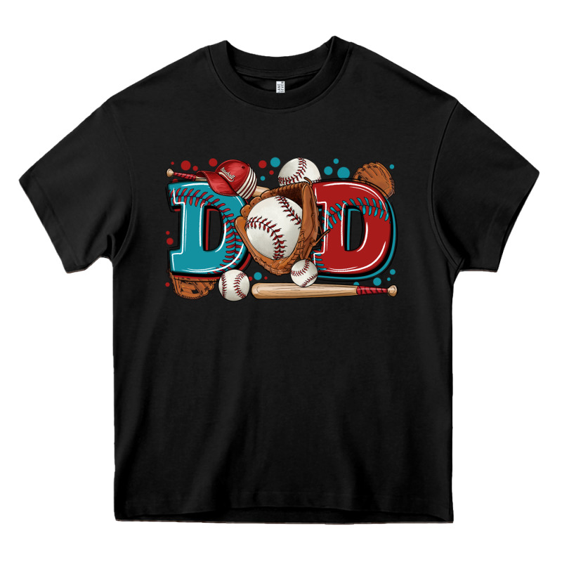 Dad Baseball Heavy Core Tee by Zillion Design Studio | Teevron