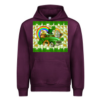 Mauve Wine St. Patrick's truck Urban Hoodie - CowGirlArtShop