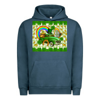 Pigment Midnight Navy St. Patrick's truck Urban Hoodie - CowGirlArtShop