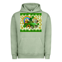 Pigment Oil Green St. Patrick's truck Urban Hoodie - CowGirlArtShop