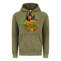 Vintage Olive afro woman juneteenth 1865 Vintage Hoodie - AdoDesignShop