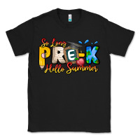 Black So Long Pre K Hello Summer Classic Tee - CowhideDigitalArt