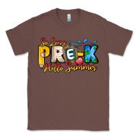 Chestnut So Long Pre K Hello Summer Classic Tee - CowhideDigitalArt