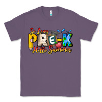 Lavender So Long Pre K Hello Summer Classic Tee - CowhideDigitalArt