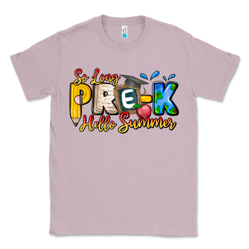 So Long Pre K Hello Summer Classic Tee by CowhideDigitalArt | Teevron