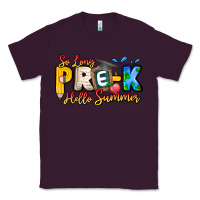 Plum So Long Pre K Hello Summer Classic Tee - CowhideDigitalArt
