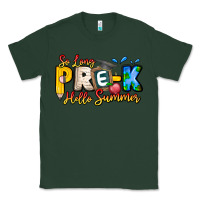 Sports Green So Long Pre K Hello Summer Classic Tee - CowhideDigitalArt