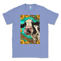 Colony Blue Western Holstein Cow Classic Tee - LillyAllenDesigns