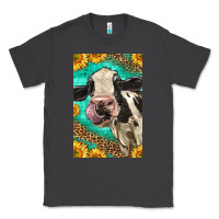 Smoke Western Holstein Cow Classic Tee - LillyAllenDesigns