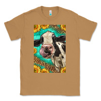Toasted Coconut Western Holstein Cow Classic Tee - LillyAllenDesigns