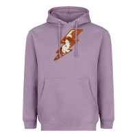 Lavender Cowhide Patterned Lightning Heavyweight Hoodie - Bettercallsaul