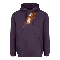 Cowhide Patterned Lightning Heavyweight Hoodie | Teevron