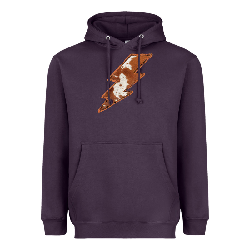 Cowhide Patterned Lightning Heavyweight Hoodie by Bettercallsaul | Teevron