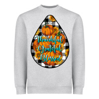 Thankful Grateful Blessed Heavyweight Sweatshirt | Teevron