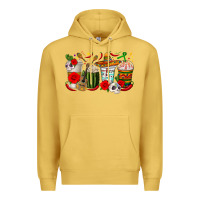 Antique Gold Hispanic Heritage Month Coffee Cups Premium Hoodie - texasbilliewilder