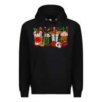 Black Hispanic Heritage Month Coffee Cups Premium Hoodie - texasbilliewilder