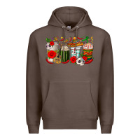 Coffee Hispanic Heritage Month Coffee Cups Premium Hoodie - texasbilliewilder