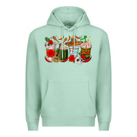 Seafoam Hispanic Heritage Month Coffee Cups Premium Hoodie - texasbilliewilder