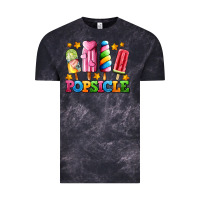 Cloud Black popsicle with stars Vintage Tee - AdoDesignShop
