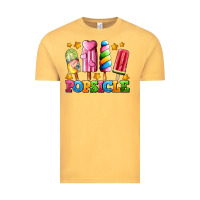 Vintage Mustard popsicle with stars Vintage Tee - AdoDesignShop