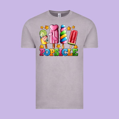 Popsicle With Stars Vintage Tee Designed By Adodesignshop