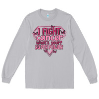 Moon Dust i fight cancer whats your super power Long Sleeve Tee - MaliasSmallBusiness