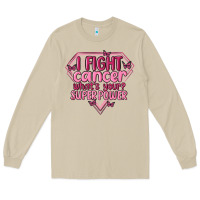 Mushroom i fight cancer whats your super power Long Sleeve Tee - MaliasSmallBusiness