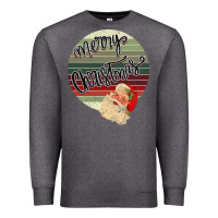 Charcoal Heather retro merry christmas Premium Sweatshirt - Bettercallsaul