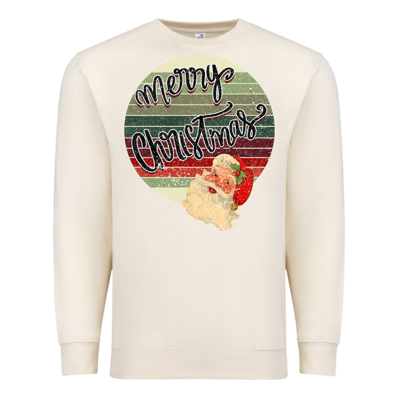 Retro Merry Christmas Premium Sweatshirt by Bettercallsaul | Teevron